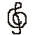 Treble clef